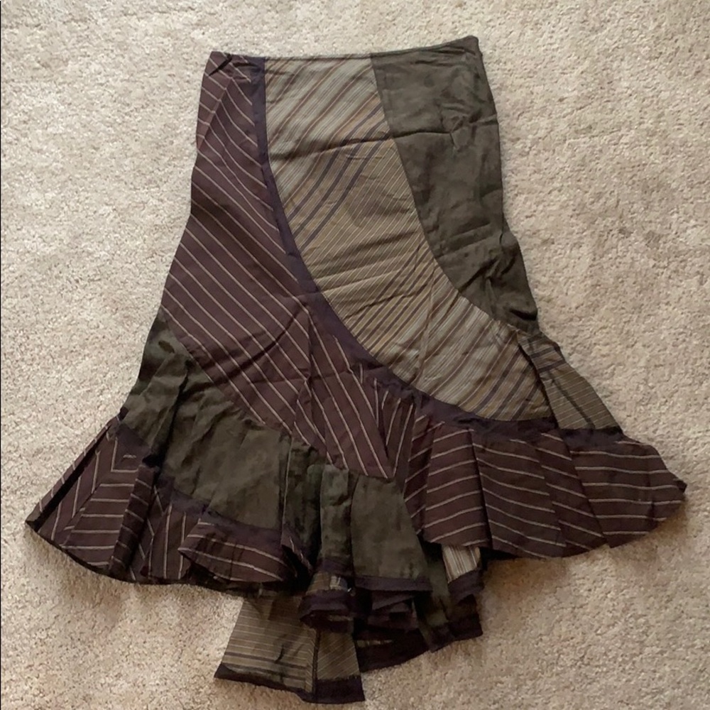 Beautiful chocolate brown skirt